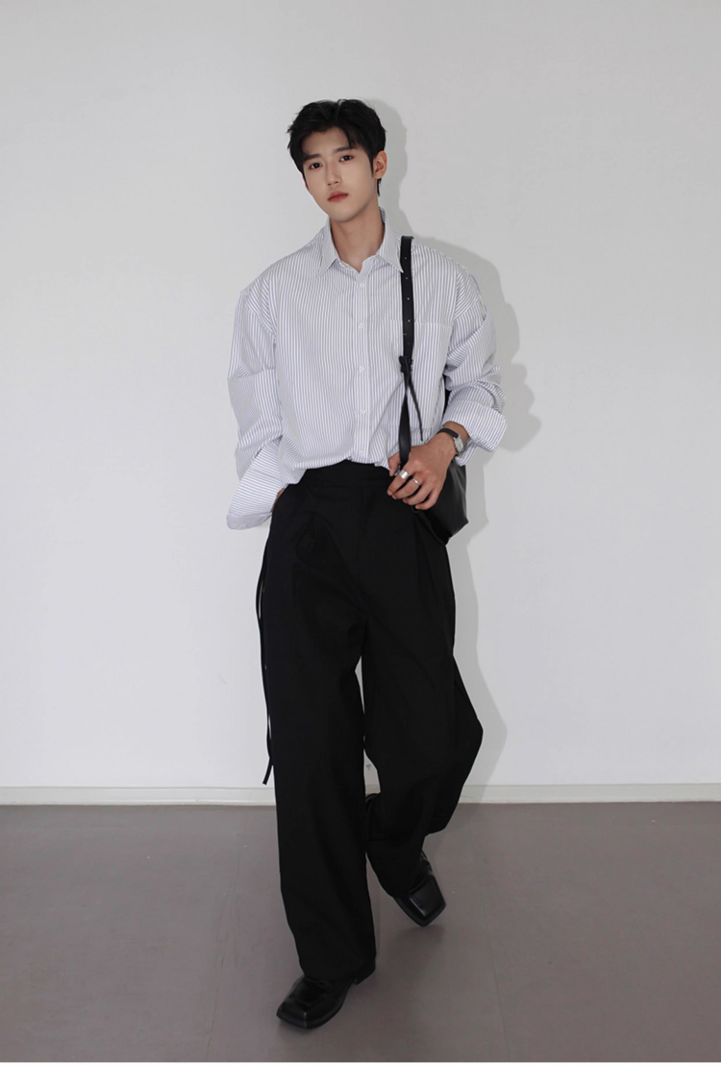 韓国ファッション SELCA-casual longsleeve-shirt-mselca2024ss-tp02-014