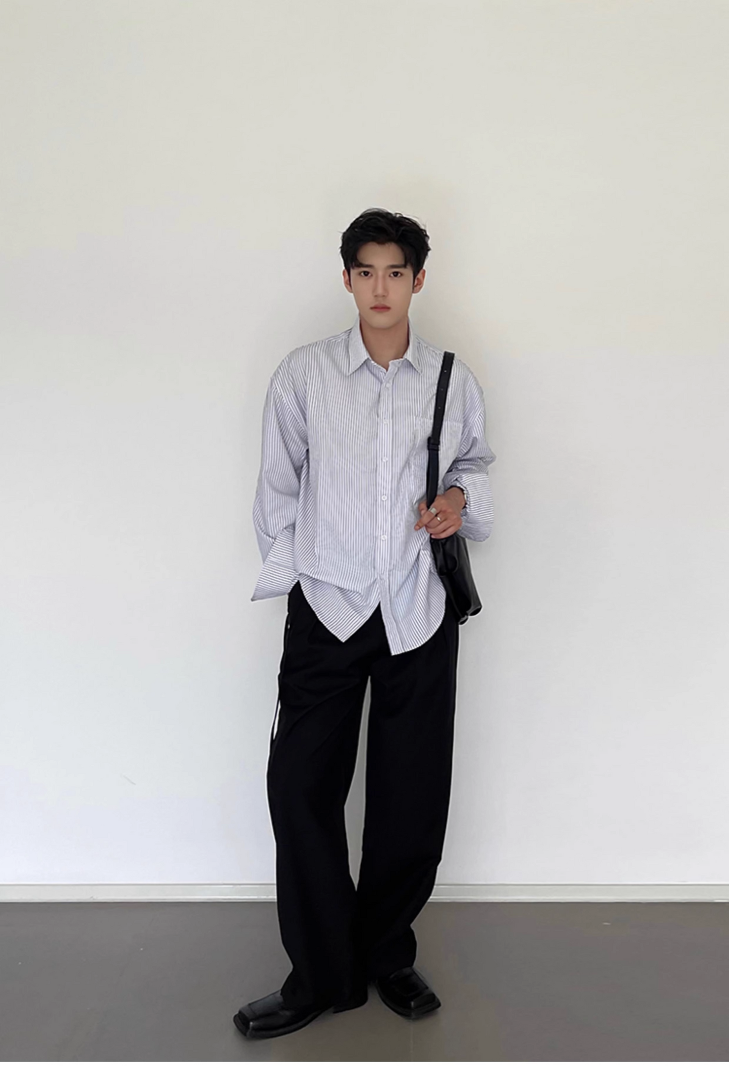 韓国ファッション SELCA-casual longsleeve-shirt-mselca2024ss-tp02-016