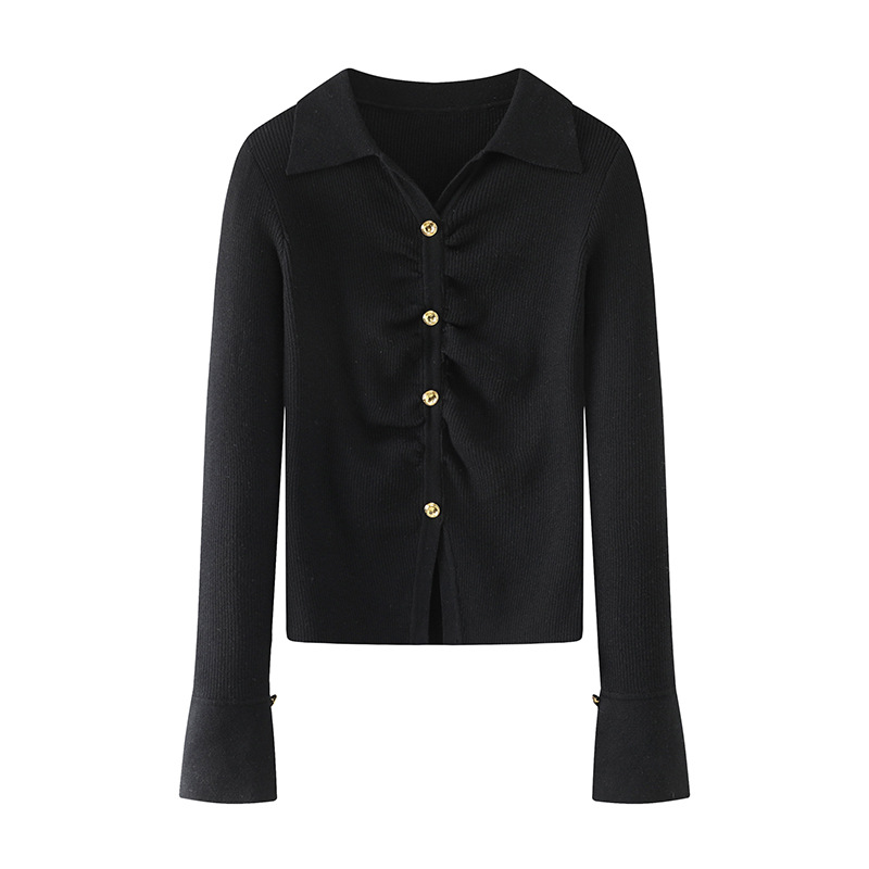 韓国ファッション SELCA-フレンチベルスリーブカーディガン-2024ss-tp17-01