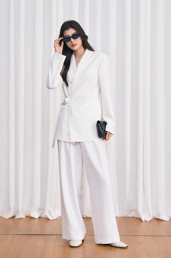 韓国ファッション SELCA-double button design pants-2024ss-pt02-038