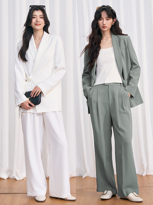 韓国ファッション SELCA-double button design pants-2024ss-pt02-049