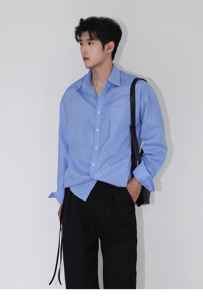 韓国ファッション SELCA-casual longsleeve-shirt-mselca2024ss-tp02-07