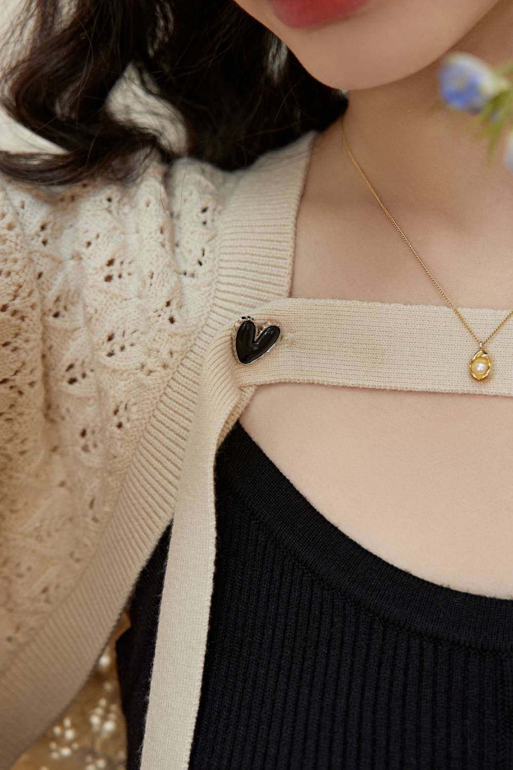 韓国ファッション SELCA-クロップドカーディガン-2024ss-tp30-02