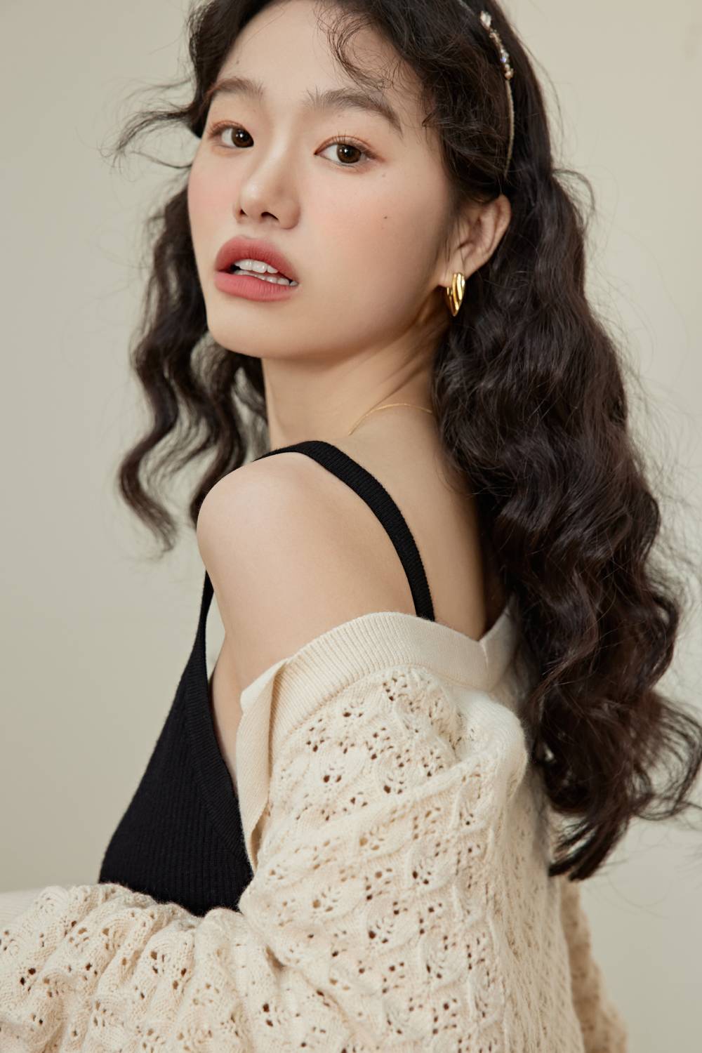 韓国ファッション SELCA-クロップドカーディガン-2024ss-tp30-06
