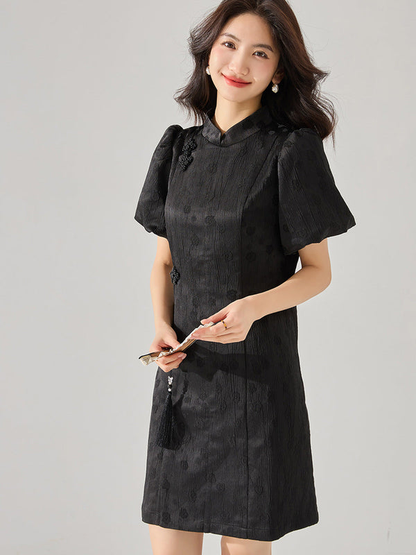 韓国ファッション SELCA-チャイナスタイルミニドレス-2024ss-125-04
