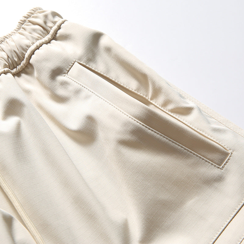 韓国ファッション SELCA-zipper pocket loose casual pants-mselca2024ss-077-09