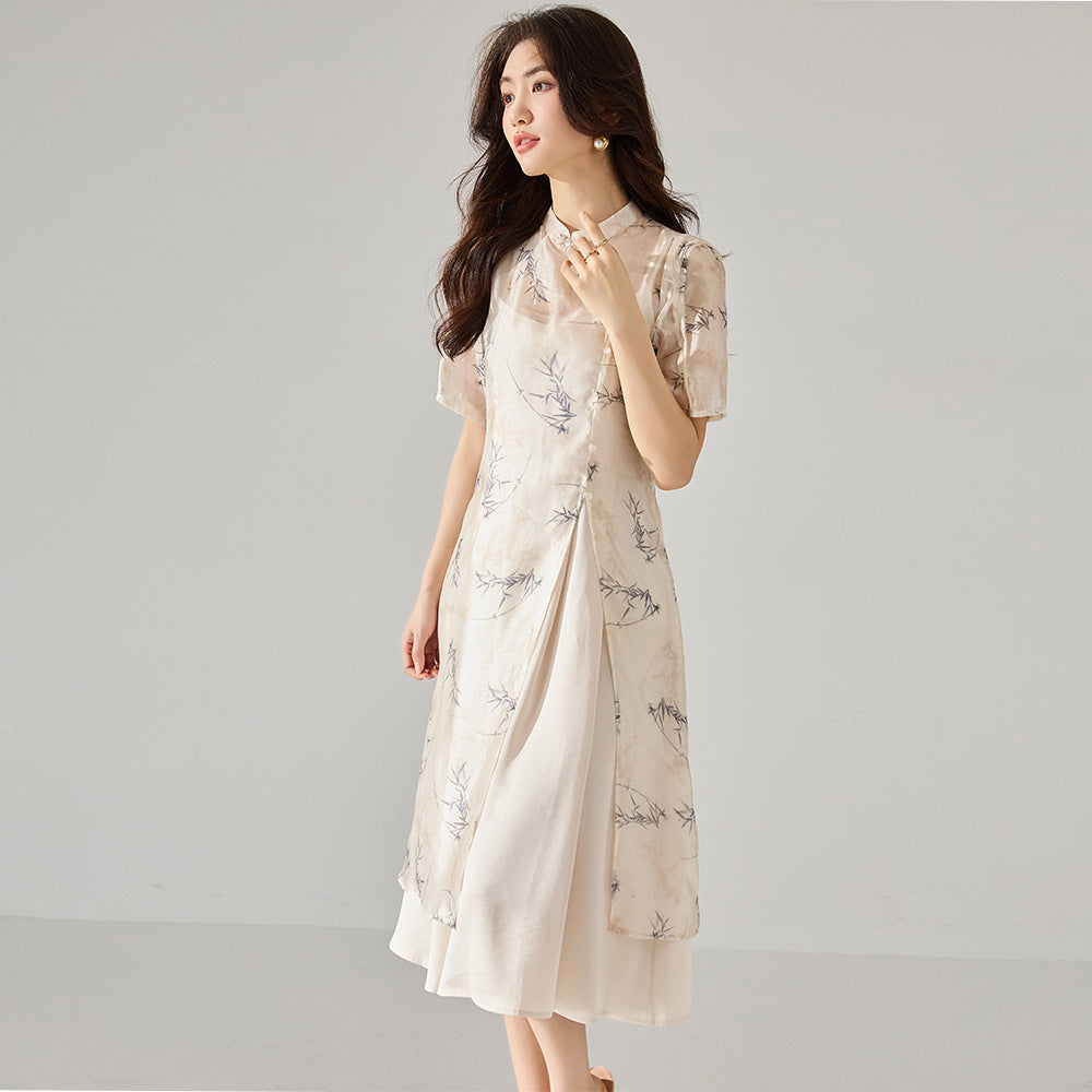 韓国ファッション SELCA-シースルレイヤーワンピース-2024ss-106-04