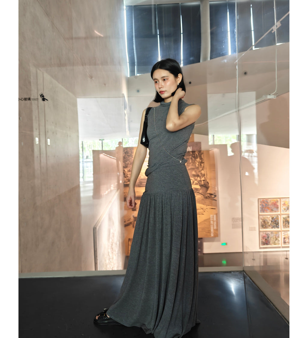 韓国ファッション SELCA-ドレープデザインセットアップ-se2023ss-se10-03