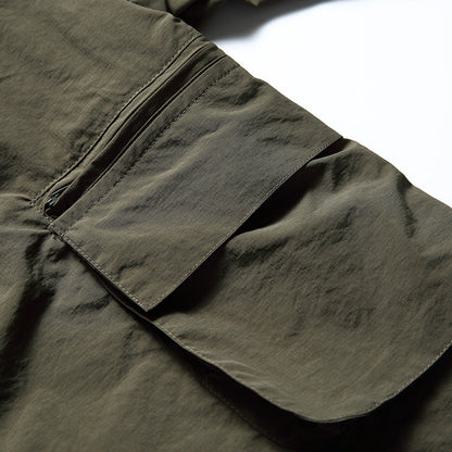 韓国ファッション SELCA-Multi-pocket 2way shirt-mselca2024ss-039-017