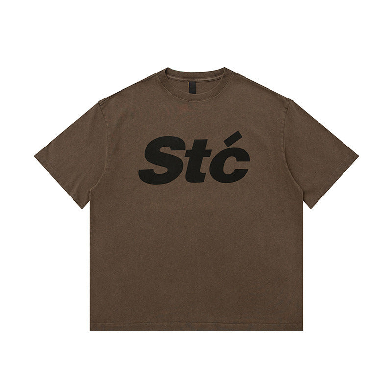 韓国ファッション SELCA-Stc halfsleeve T-shirt-mselca2024ss-034-03