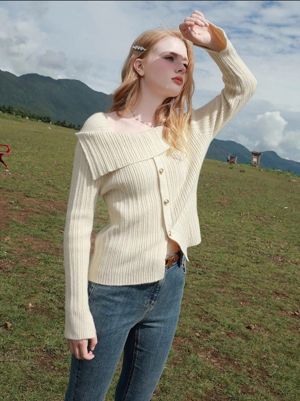 韓国ファッション SELCA-round neck pullover-2024ss-tp07-011