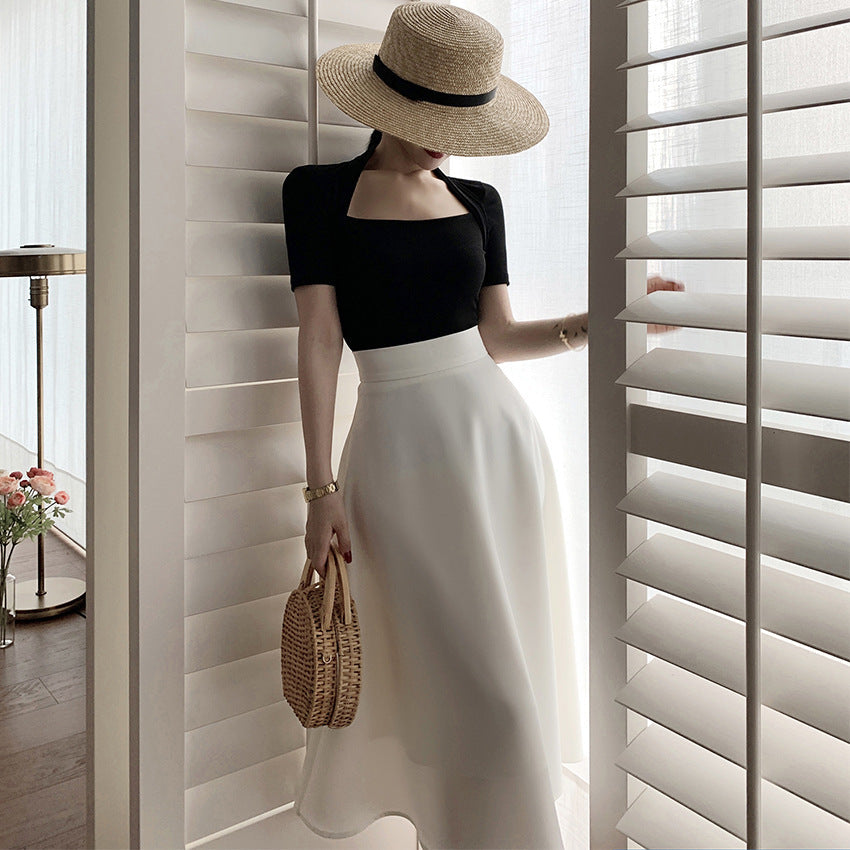 韓国ファッション SELCA-パラソルフレアスカート-2023ss-sk00-01