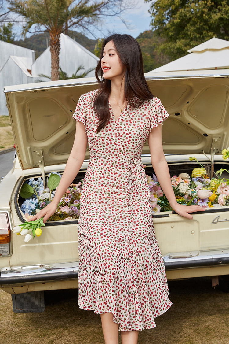 韓国ファッション SELCA-サイドドロストワンピース-2024ss-113-08