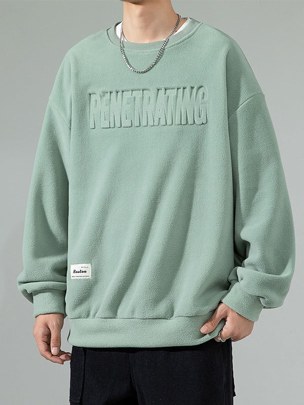 韓国ファッション SELCA-embossed logo sweatshirts-2024ss-tp01-09