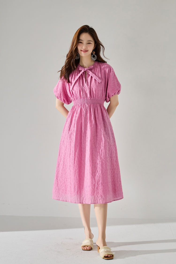 韓国ファッション SELCA-ボリュームワンピース-2024ss-136-09