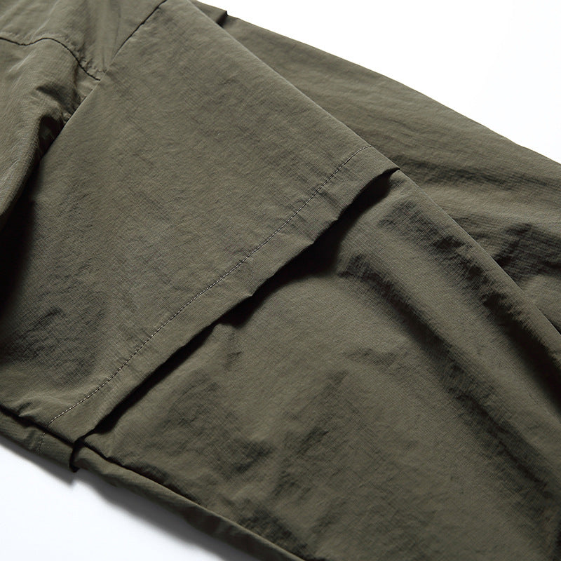 韓国ファッション SELCA-Multi-pocket 2way shirt-mselca2024ss-039-020