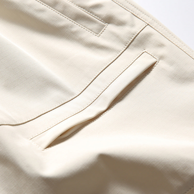 韓国ファッション SELCA-zipper pocket loose casual pants-mselca2024ss-077-014