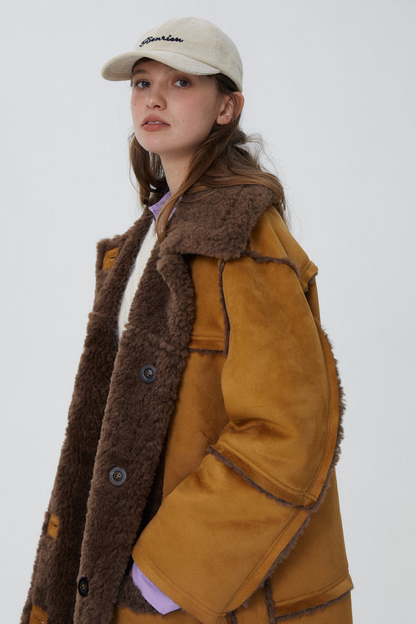韓国ファッション SELCA-リバーシブルロングボアコート-2023aw-ou52-025