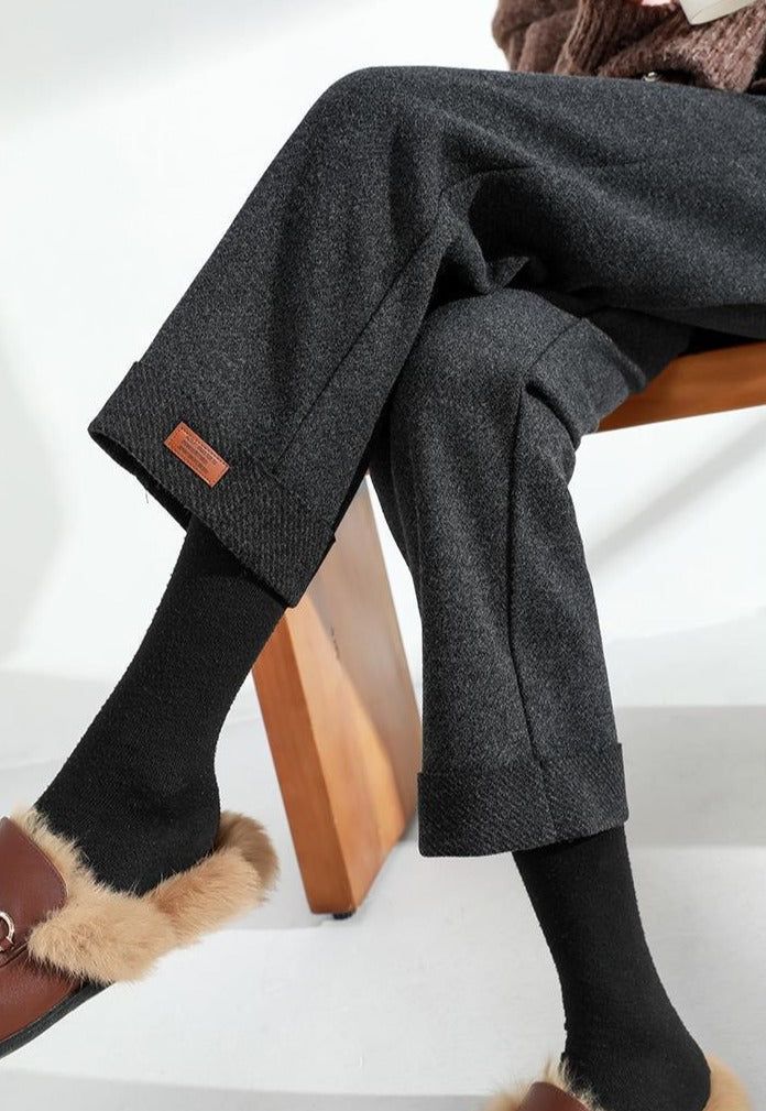韓国ファッション SELCA-ローカットウールパンツ-2023aw-pt10-011
