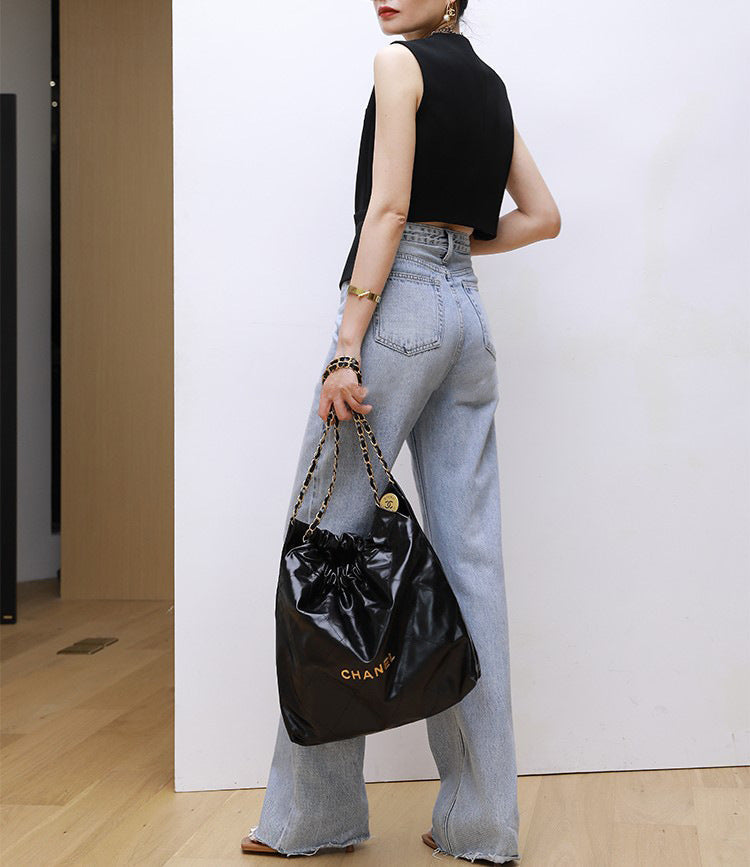 韓国ファッション SELCA-アシメジレセットアップ-2024ss-0068-028
