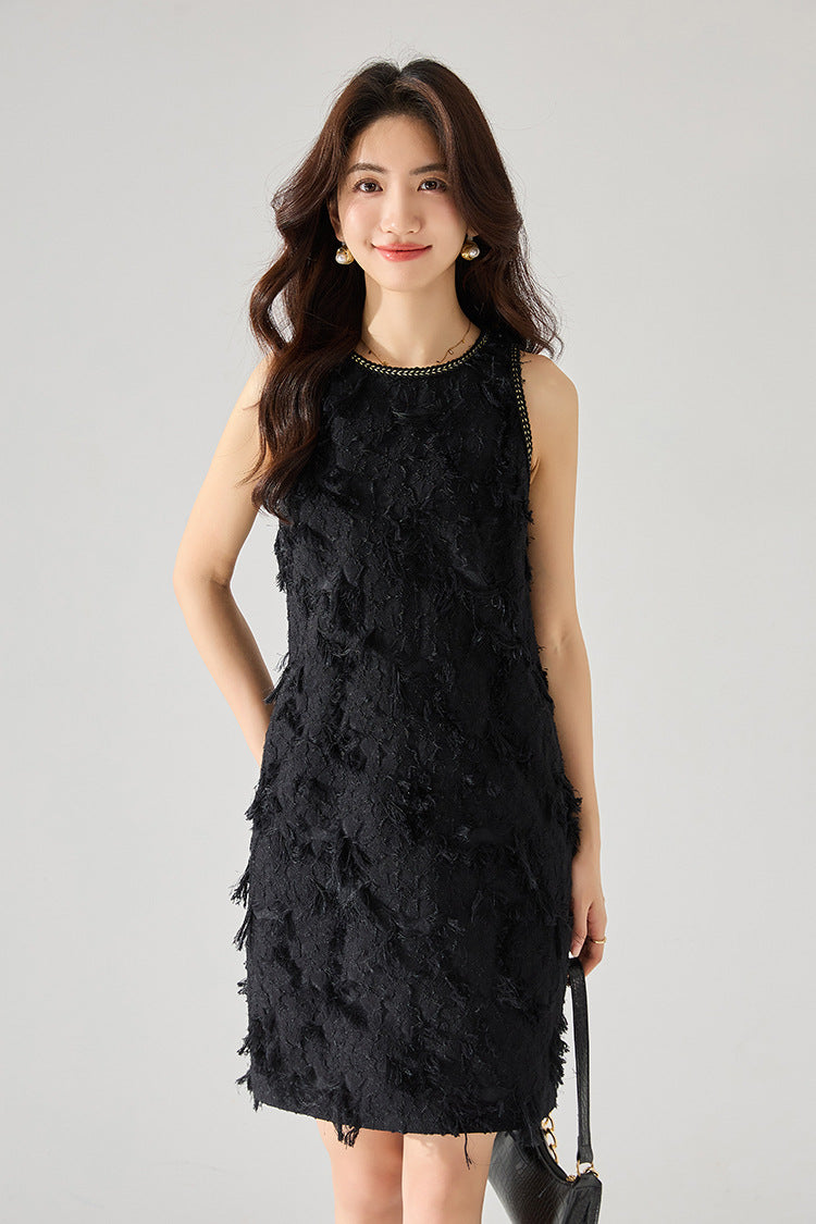 韓国ファッション SELCA-タッセルジャカードワンピース-2024ss-87-010