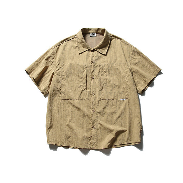 韓国ファッション SELCA-trendy pocket decoration design shirt-mselca2024ss-073-07