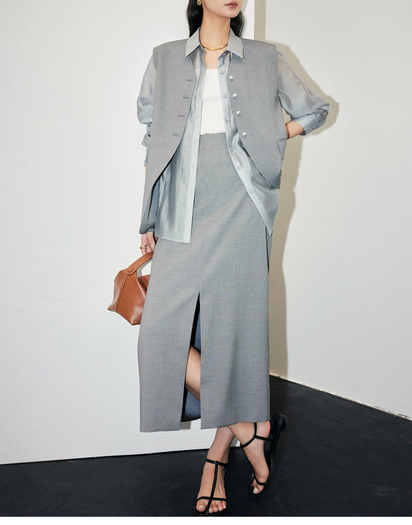 韓国ファッション SELCA-Vネック ノースリーブスリーピース-2024ss-0019-07