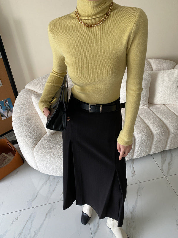 韓国ファッション SELCA-ハイネックニット-2023aw-tp6-018