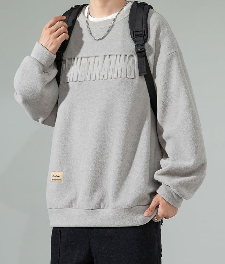 韓国ファッション SELCA-embossed logo sweatshirts-2024ss-tp01-03