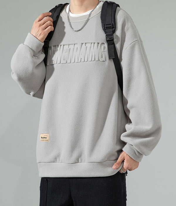 韓国ファッション SELCA-embossed logo sweatshirts-2024ss-tp01-03