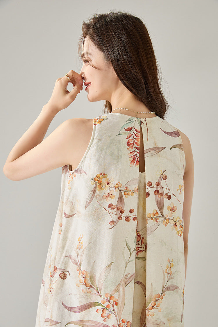 韓国ファッション SELCA-ホルターネックワンピース-2024ss-142-09