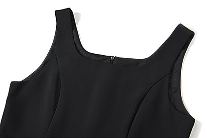 韓国ファッション SELCA-ブラックAラインスカート-2024ss-79-018