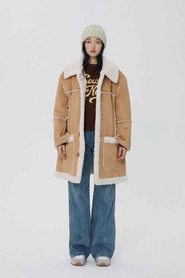韓国ファッション SELCA-リバーシブルロングボアコート-2023aw-ou52-07