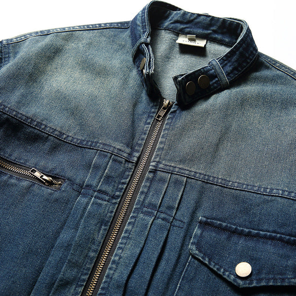 韓国ファッション SELCA-denim design jacket-mselca2024ss-0107-06