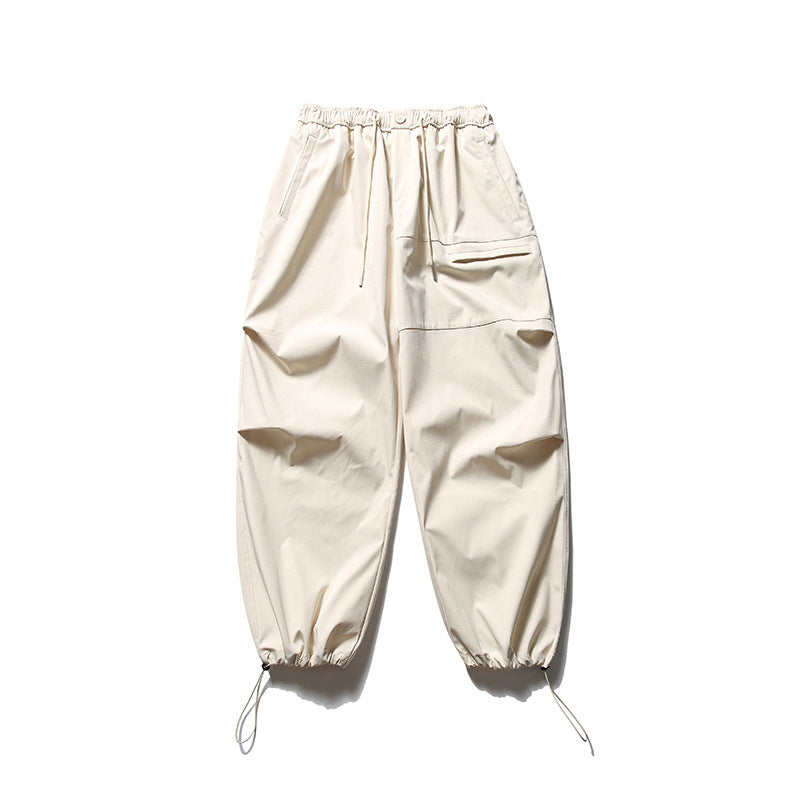 韓国ファッション SELCA-zipper pocket loose casual pants-mselca2024ss-077-06