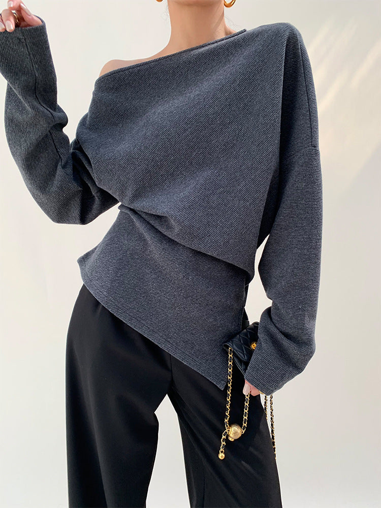 韓国ファッション SELCA-オフショルダートップス-2023aw-tp07-04