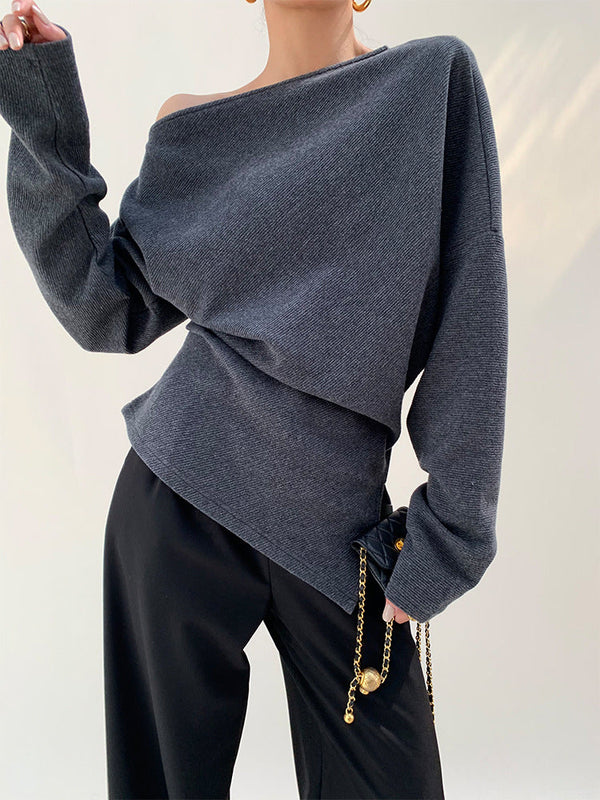 韓国ファッション SELCA-オフショルダートップス-2023aw-tp07-04