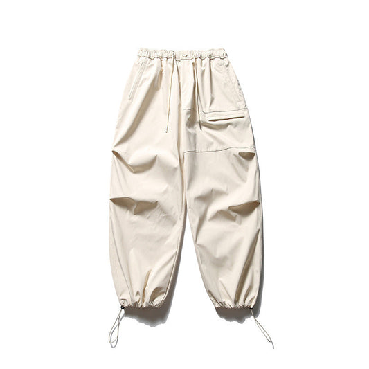 韓国ファッション SELCA-zipper pocket loose casual pants-mselca2024ss-077-01