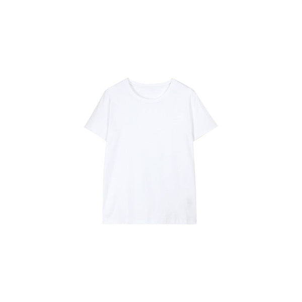 韓国ファッション SELCA-ラウンドネックTシャツ-2024ss-119-022