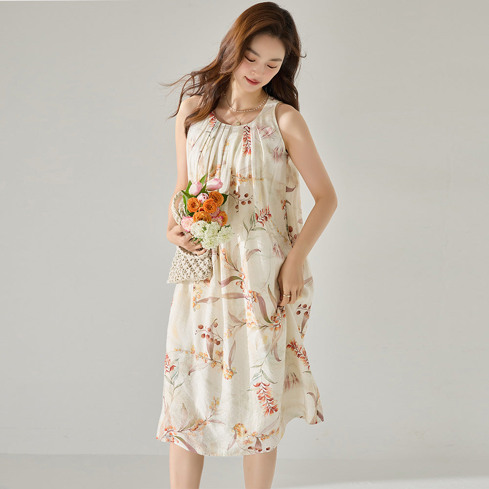 韓国ファッション SELCA-ホルターネックワンピース-2024ss-142-07