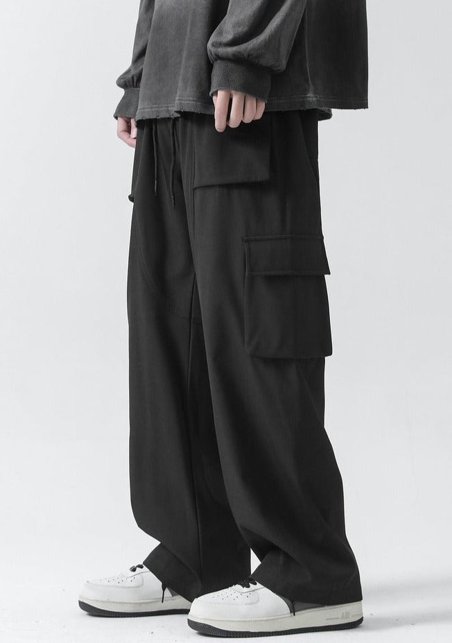 韓国ファッション SELCA-wide baggy pants-mselca2024ss-050-08