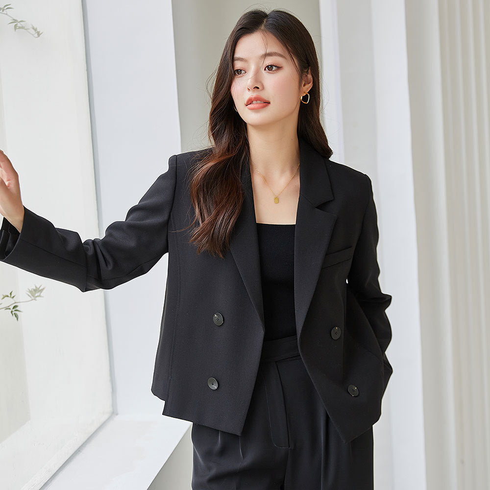 韓国ファッション SELCA-スモールブラックスーツジャケット-2023aw-ot22-03