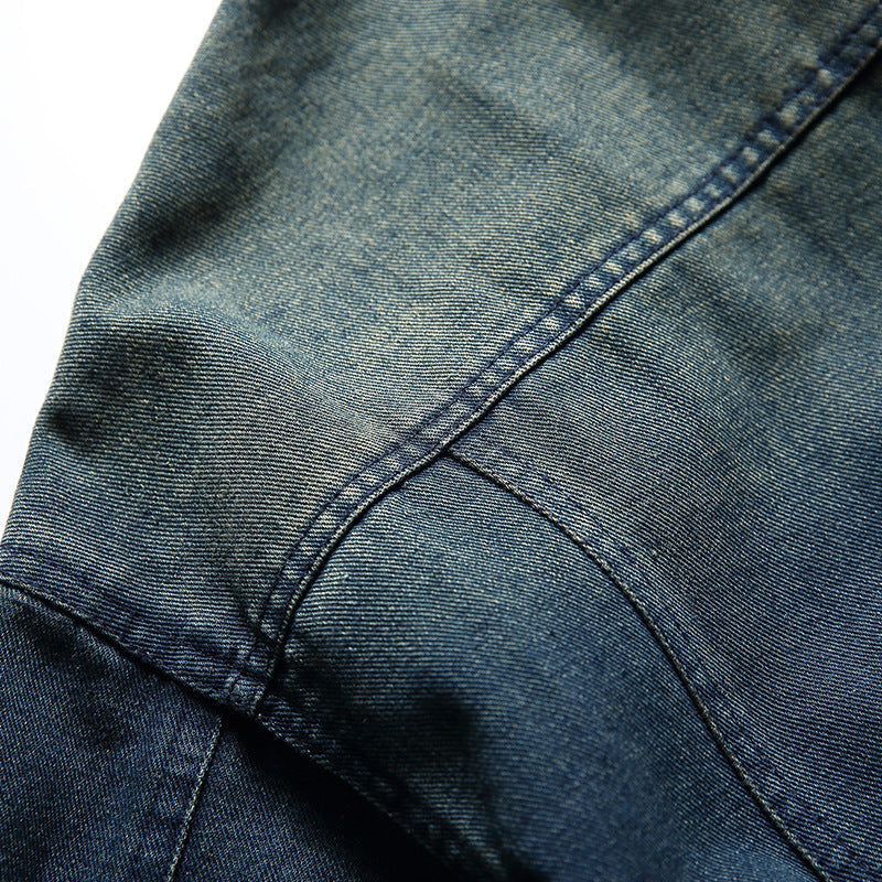 韓国ファッション SELCA-denim design jacket-mselca2024ss-0107-09