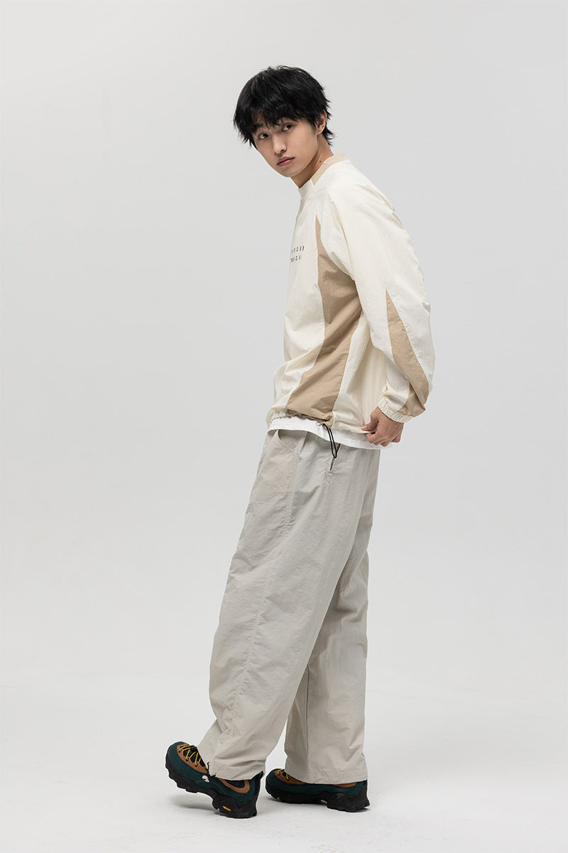 韓国ファッション SELCA-Long Sleeve Bicolor Shirt-mselca2024ss-004-012