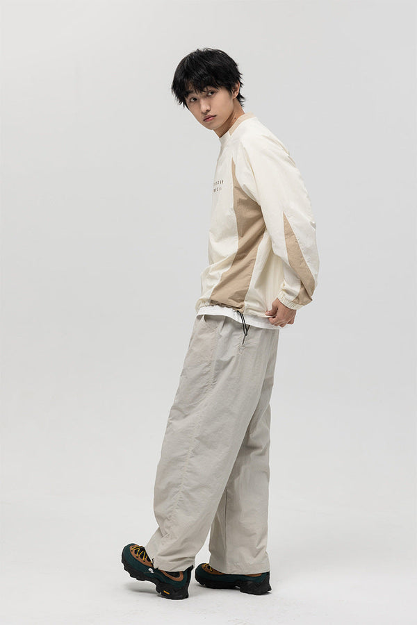 韓国ファッション SELCA-Long Sleeve Bicolor Shirt-mselca2024ss-004-012