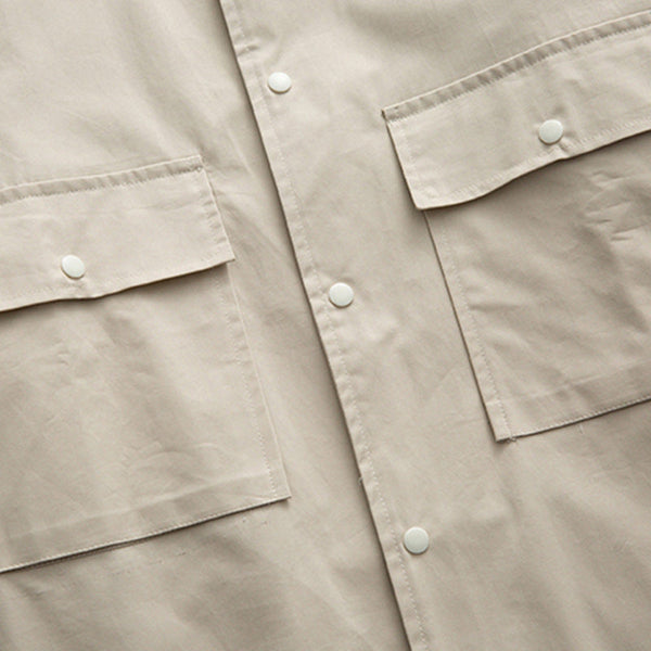 韓国ファッション SELCA-double pocket casual shirt-mselca2024ss-0110-07