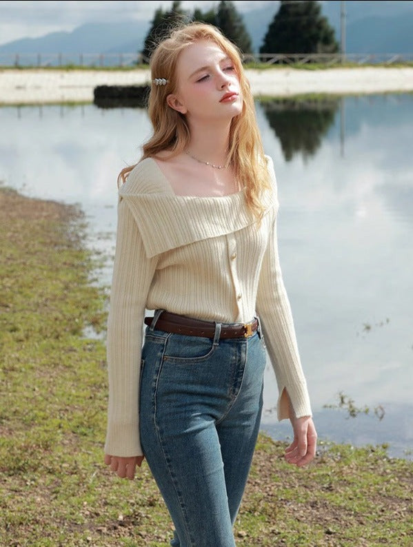 韓国ファッション SELCA-round neck pullover-2024ss-tp07-013
