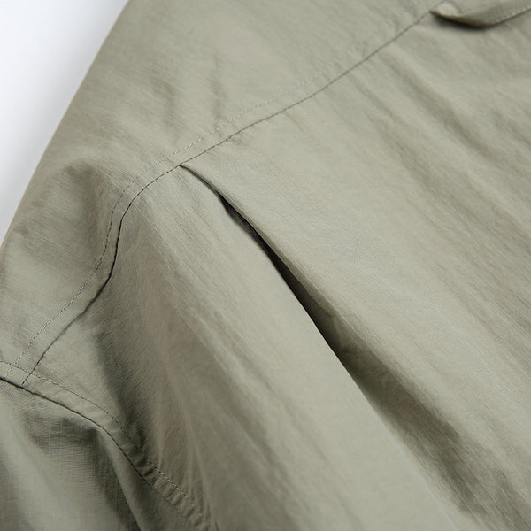 韓国ファッション SELCA-cotton quilted casual shirt-mselca2024ss-095-09