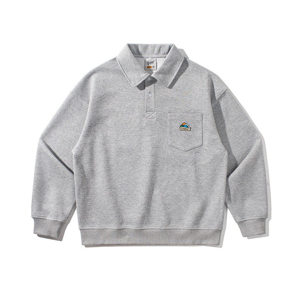 韓国ファッション SELCA-polo sweat-mselca2024ss-008-01