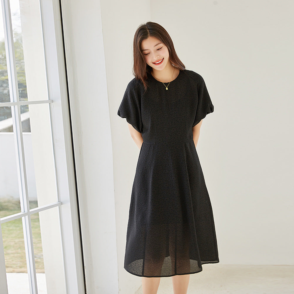 韓国ファッション SELCA-ブラックシースルーワンピース-2024ss-83-02